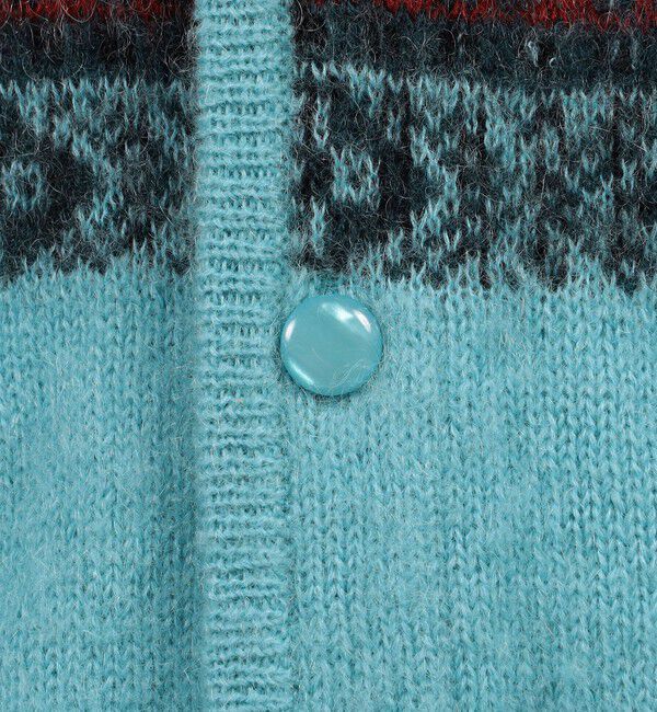 TOMORROWLAND MENS「TOOMRROWLAND tricot ナイロンモヘヤウール フェアアイルジャガード カーディガン」|カーディガン|