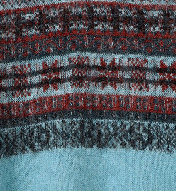 TOMORROWLAND MENS「TOOMRROWLAND tricot ナイロンモヘヤウール フェアアイルジャガード カーディガン」|カーディガン|