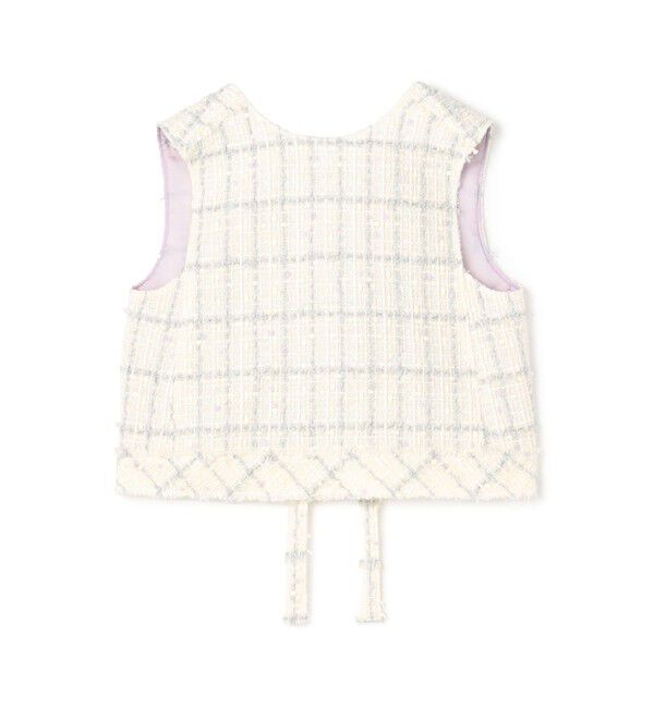 Ballsey「Annabelle 2-wayジレ」|ベスト・ジレ|12 ホワイト系