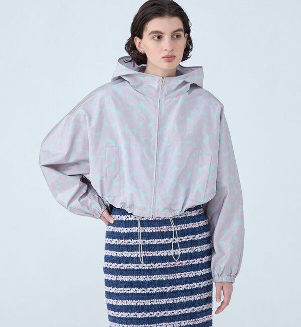 TOMORROWLAND collection「ハートプリント フーデットブルゾン」|ブルゾン・スタジャン|