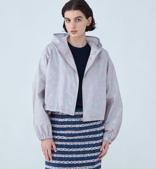 TOMORROWLAND collection「ハートプリント フーデットブルゾン」|ブルゾン・スタジャン|