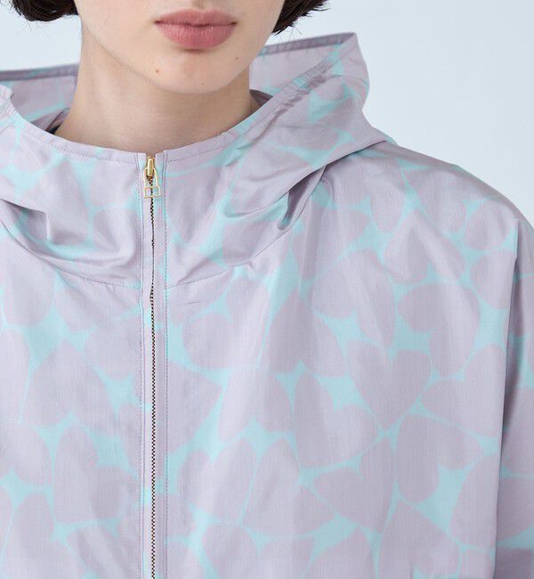 TOMORROWLAND collection「ハートプリント フーデットブルゾン」|ブルゾン・スタジャン|