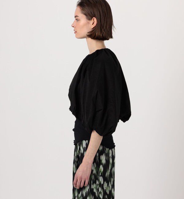 DES PRES「シルクラミーワッシャー ギャザーブルゾン」|ブルゾン・スタジャン|