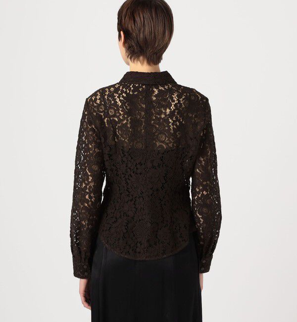 TOMORROWLAND GOODS「BAUM UND PFERDGARTEN　MARIA　レースシャツ」|シャツ・ブラウス|