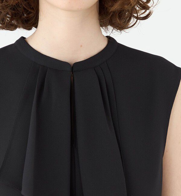 Ballsey「ドライメッシュストレッチ フロントドレープブラウス」|シャツ・ブラウス|
