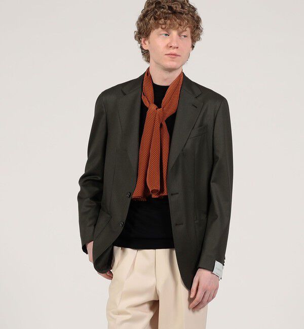 TOMORROWLAND BUYING WEAR「CARUSO BUTTERFLY JK ウールシングルブレステッド 2Bジャケット」|テーラードジャケット|