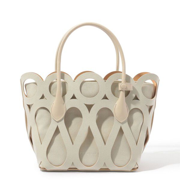 TOMORROWLAND GOODS「MARY AL TERNA MAZE ハンドバッグ」|ハンドバッグ|13 ライトグレー