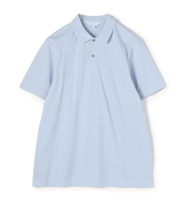 TOMORROWLAND BUYING WEAR「SUNSPELコットン ピケポロシャツ」|ポロシャツ|67 Blue Mist