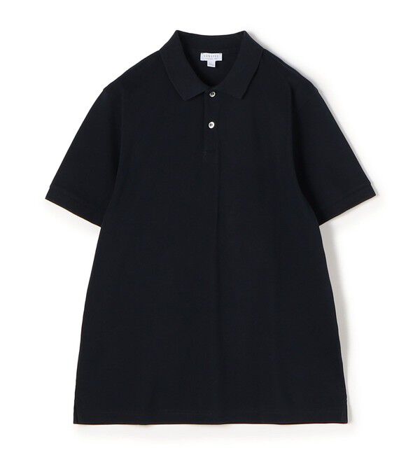TOMORROWLAND BUYING WEAR「SUNSPELコットン ピケポロシャツ」|ポロシャツ|69 Midnight Navy