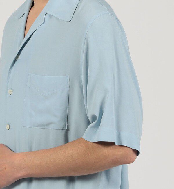 TOMORROWLAND MENS「レーヨン 3ポケット ハーフスリーブシャツ 」|シャツ・ブラウス|