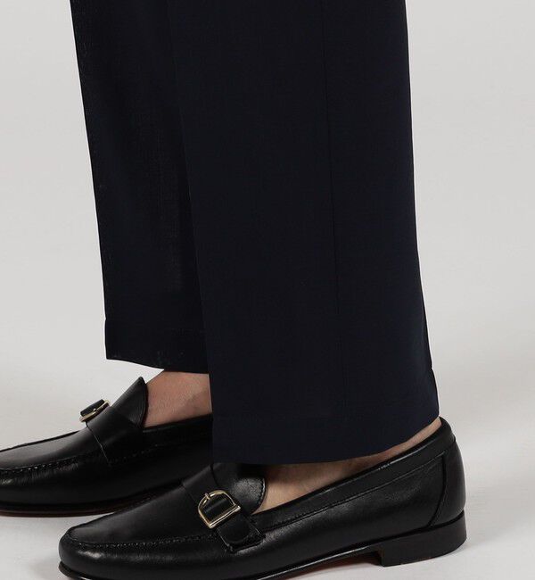 TOMORROWLAND MENS「Super120'sウールポリエステル 1プリーツイージースラックス」|スラックス|