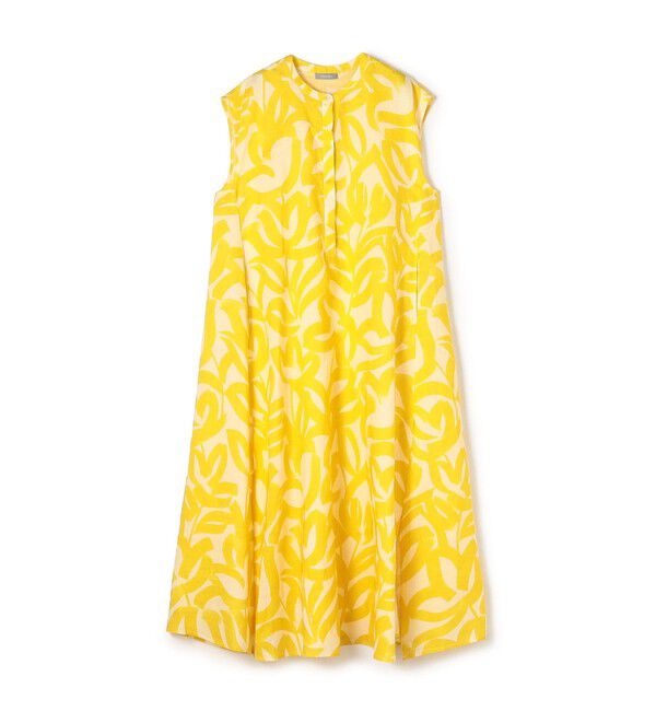 TOMORROWLAND GOODS「WRITEWELL　プリントドレス」|ワンピース|24 イエロー系