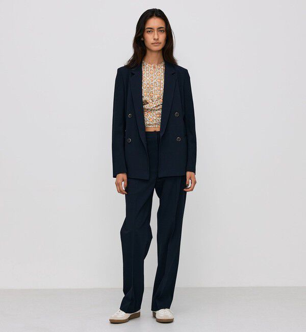 BACCA「シアサッカー ダブルジャケット」|テーラードジャケット|