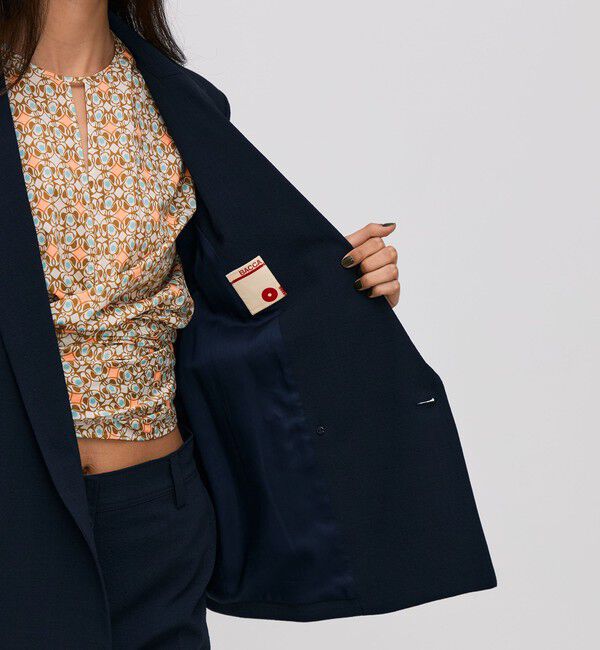 BACCA「シアサッカー ダブルジャケット」|テーラードジャケット|