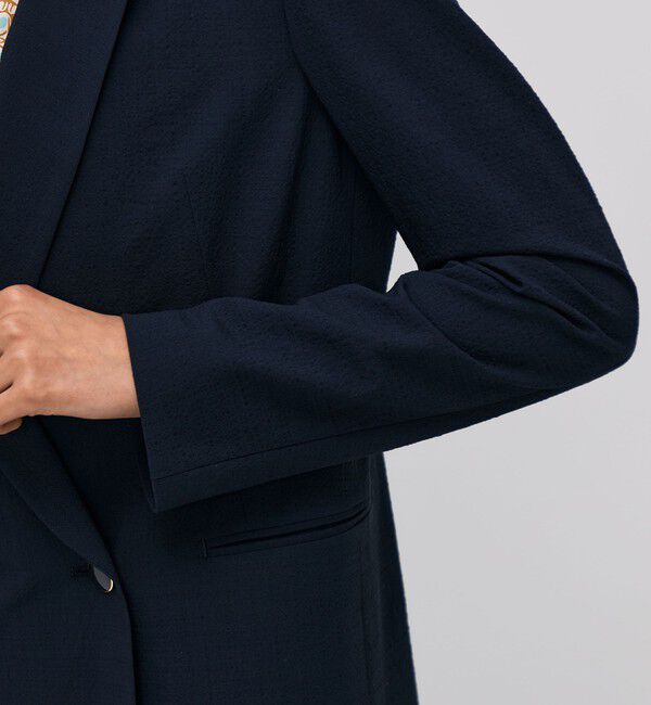 BACCA「シアサッカー ダブルジャケット」|テーラードジャケット|