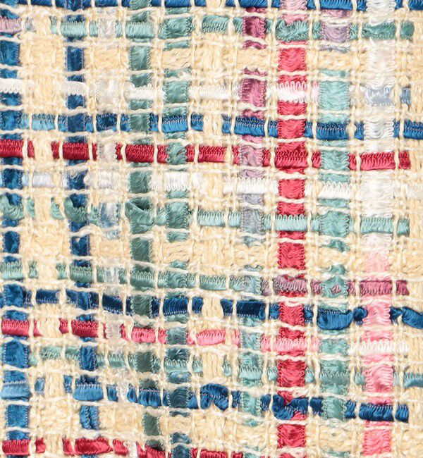 Ballsey「モザイクツイード パフブラウス」|シャツ・ブラウス|