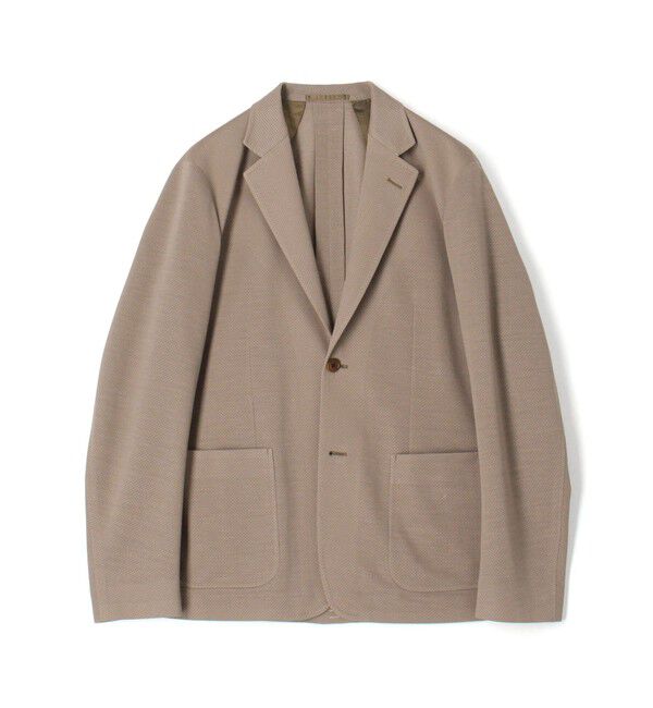 TOMORROWLAND MENS「ラミーポリエステル シングルブレステッド 2Bジャケット」|テーラードジャケット|45 キャメル