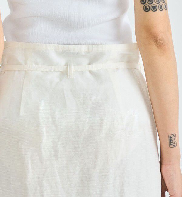 Edition「リネングログラン ラップスカート」|スカート|