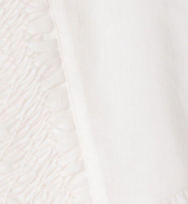 Ballsey「コットンクレープ Vネックブラウス」|シャツ・ブラウス|