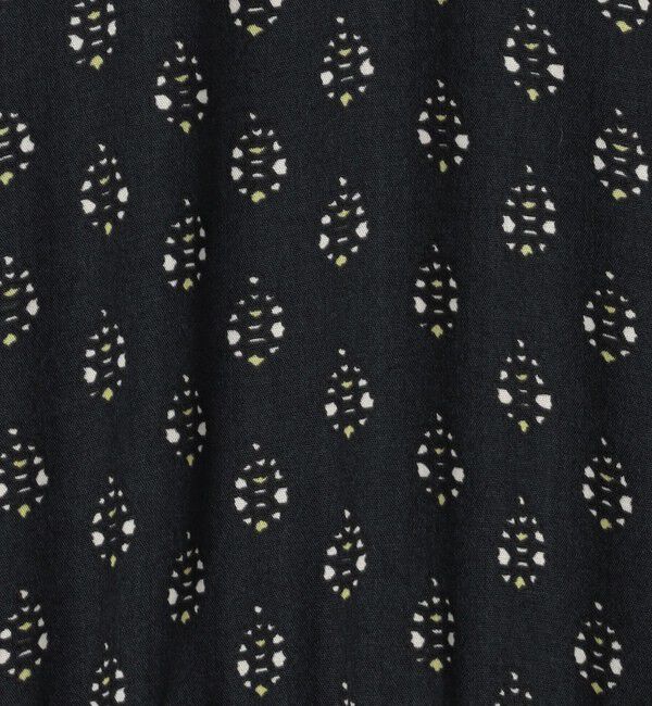 SOULEIADO「レーヨンプリント アシンメトリーフリルワンピース」|ワンピース|