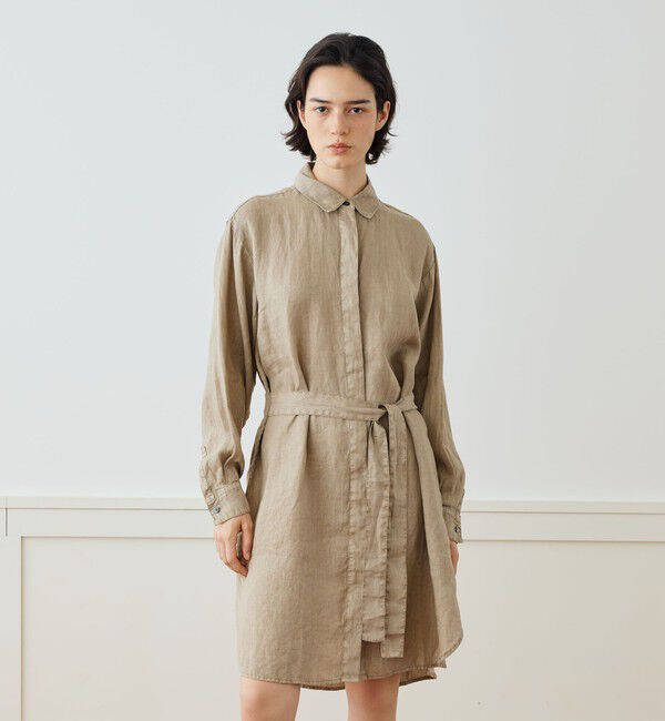JAMES PERSE「ライトウェイトリネン シャツワンピース WKO6965」|ワンピース|