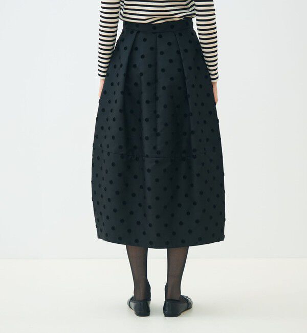 TOMORROWLAND collection「モールポルカドット コクーンスカート」|スカート|