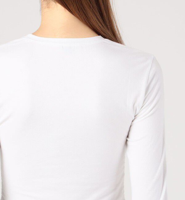 JAMES PERSE「コットンポリエステルジャージー サイドシャーリングTシャツ WMTP3232」|Tシャツ・カットソー|