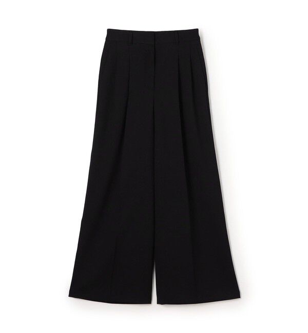Ballsey「バラシアストレッチ 2タックワイドパンツ」|スラックス|69 ネイビー