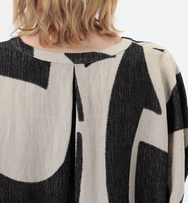 TOMORROWLAND GOODS「HAVERSACK リネンジャカード ワンピース」|ワンピース|