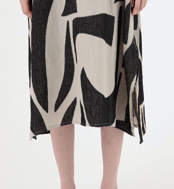 TOMORROWLAND GOODS「HAVERSACK リネンジャカード ワンピース」|ワンピース|