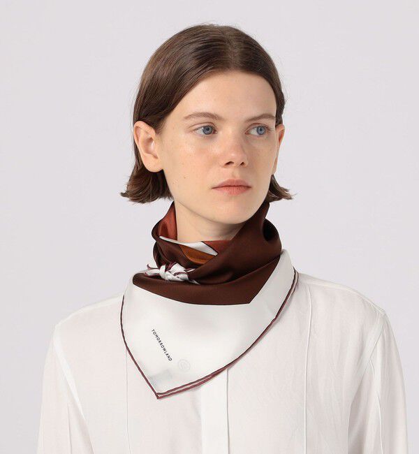 TOMORROWLAND GOODS「Atelier TOMORROWLAND CUBE シルクスカーフ」|バンダナ・スカーフ|