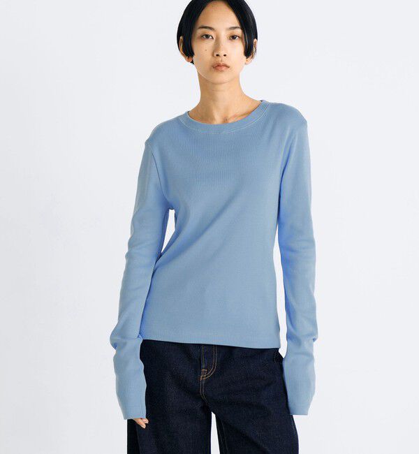 Edition「コットンモダールフライス  ロングスリーブトップス」|Tシャツ・カットソー|