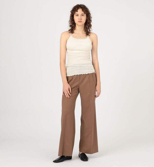 TOMORROWLAND GOODS「HAKUJI ウールリブキャミソール」|キャミソール|