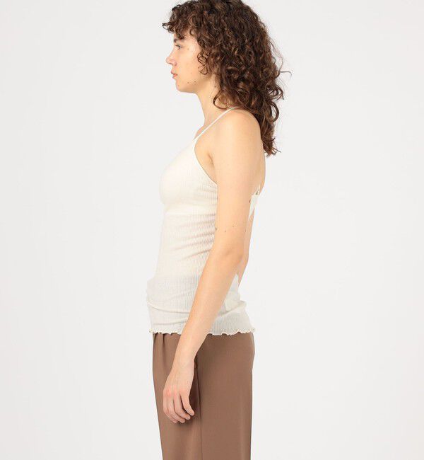 TOMORROWLAND GOODS「HAKUJI ウールリブキャミソール」|キャミソール|