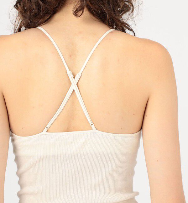 TOMORROWLAND GOODS「HAKUJI ウールリブキャミソール」|キャミソール|