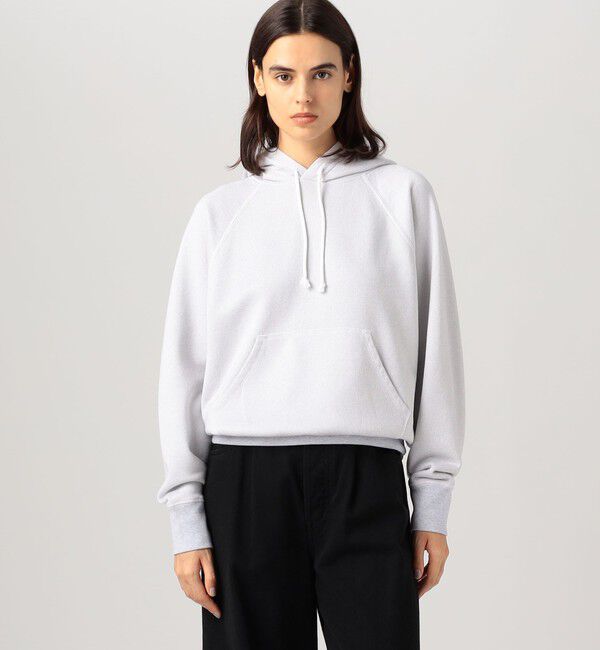 GALERIE VIE「スビンバックパイルラメ ラグランスリーブフーディー」|パーカー|