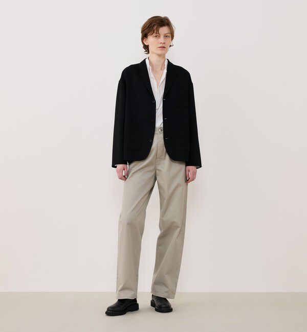 GALERIE VIE「ウールダブルクレープ スリーボタンジャケット」|テーラードジャケット|