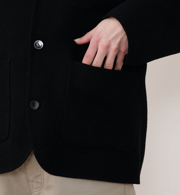 GALERIE VIE「ウールダブルクレープ スリーボタンジャケット」|テーラードジャケット|