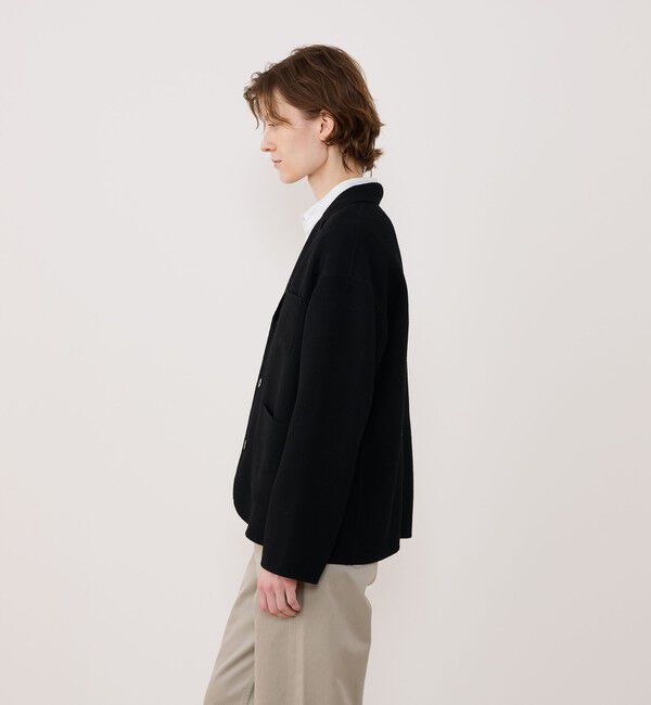 GALERIE VIE「ウールダブルクレープ スリーボタンジャケット」|テーラードジャケット|