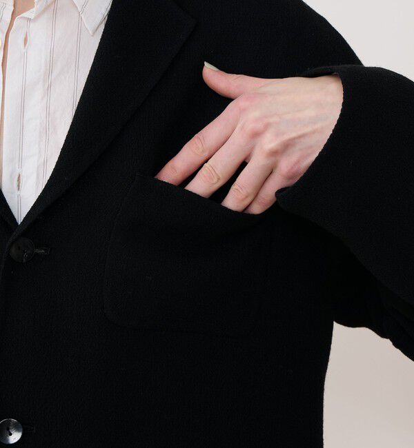 GALERIE VIE「ウールダブルクレープ スリーボタンジャケット」|テーラードジャケット|