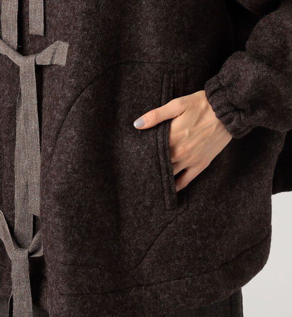 TOMORROWLAND GOODS「HAVERSACK ウールナイロン ポンチョ」|ポンチョ・ケープ|