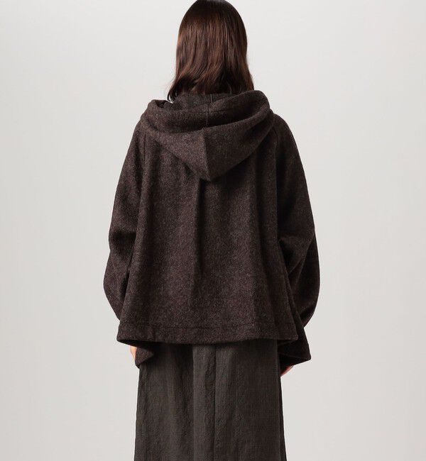 TOMORROWLAND GOODS「HAVERSACK ウールナイロン ポンチョ」|ポンチョ・ケープ|