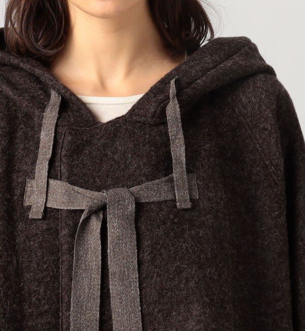 TOMORROWLAND GOODS「HAVERSACK ウールナイロン ポンチョ」|ポンチョ・ケープ|