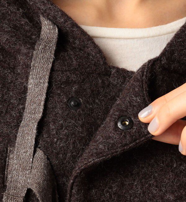 TOMORROWLAND GOODS「HAVERSACK ウールナイロン ポンチョ」|ポンチョ・ケープ|