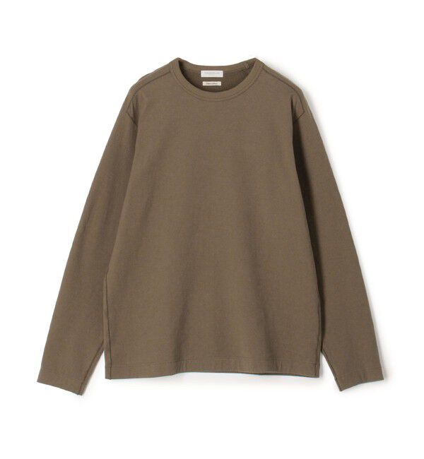 TOMORROWLAND MENS「コットン 接結 クルーネックカットソー」|Tシャツ・カットソー|45 ブラウン