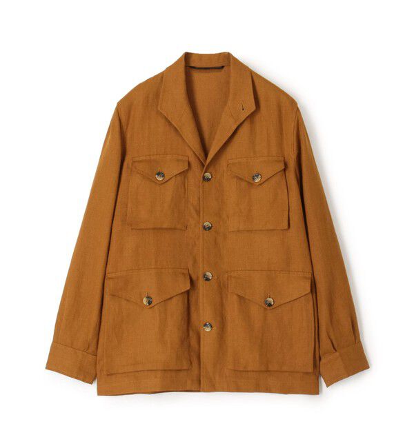 TOMORROWLAND BUYING WEAR「Justo Gimeno TEBA JAKCKET リネンジャケット」|テーラードジャケット|45 キャメル