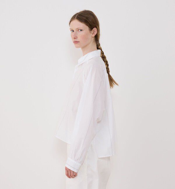 GALERIE VIE「コットン ラグランスリーブシャツ」|シャツ・ブラウス|
