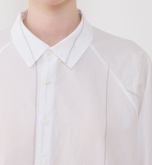 GALERIE VIE「コットン ラグランスリーブシャツ」|シャツ・ブラウス|