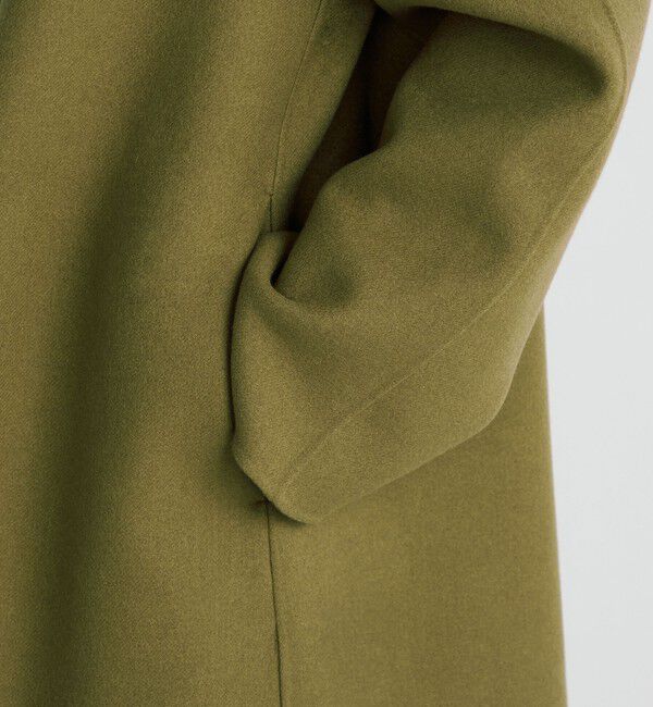 Edition「ウールカシミヤダブルフェイス ロングコート」|ステンカラーコート|