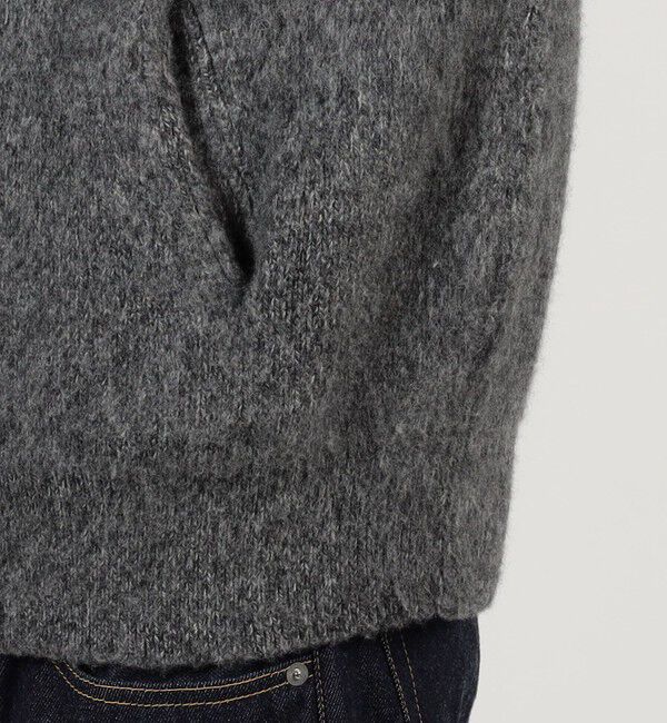 TOMORROWLAND MENS「ウールカシミヤシルク スタンドカラーニットブルゾン」|ニット・セーター|